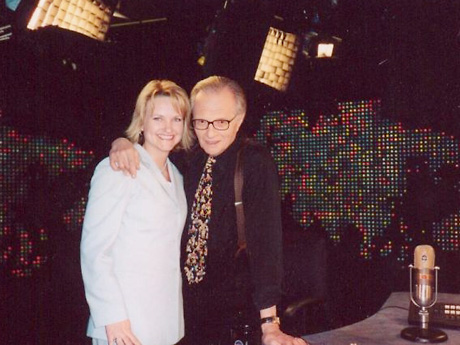 Melissa May and Larry King